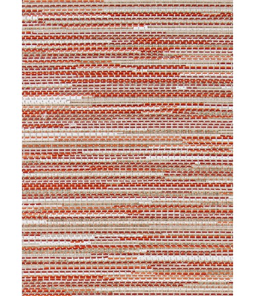 Couristan Monaco Alassio 8' Runner Sand/Maroon/Salmon Area Rug