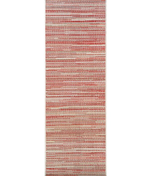 Couristan Monaco Alassio Long Runner Sand/Maroon/Salmon Area Rug