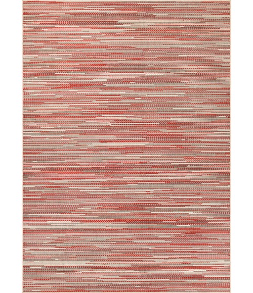 Couristan Monaco Alassio 8' Runner Sand/Maroon/Salmon Area Rug