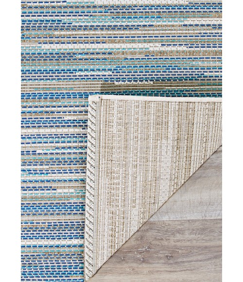 Couristan Monaco Alassio Long Runner Sand/Azure/Turquoise Area Rug
