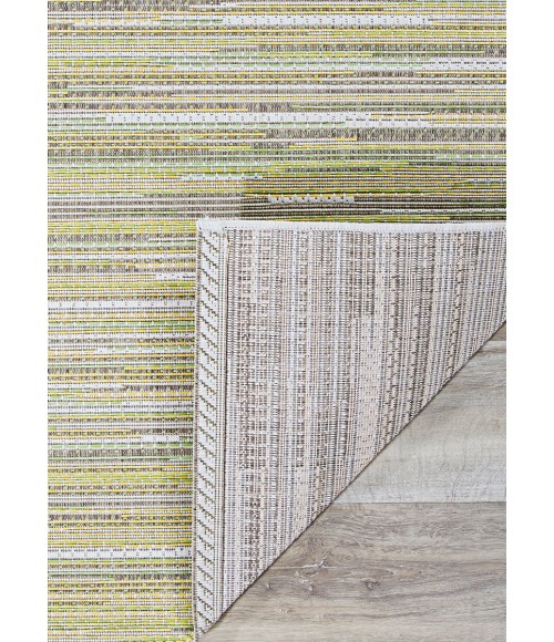 Couristan Monaco Alassio Long Runner Sand/Sea Mist/Lemon Area Rug
