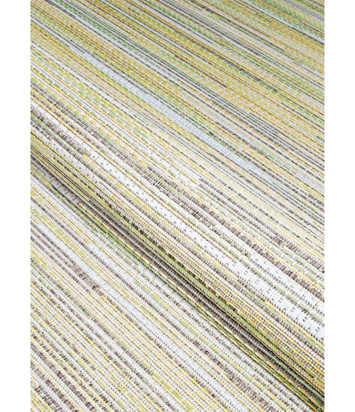 Couristan Monaco Alassio Long Runner Sand/Sea Mist/Lemon Area Rug