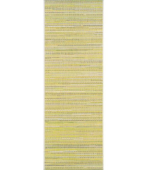 Couristan Monaco Alassio Long Runner Sand/Sea Mist/Lemon Area Rug
