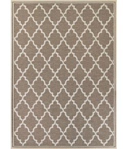 Couristan Monaco Ocean Port Taupe/Sand Area Rug 2 ft. 3 in. X 7 ft. 10 in. Rectangle