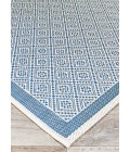 Couristan Monaco Sea Pier 6' x 9' Sand/Azure Area Rug
