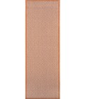 Couristan Monaco Sea Pier Long Runner Sand/Salmon Area Rug