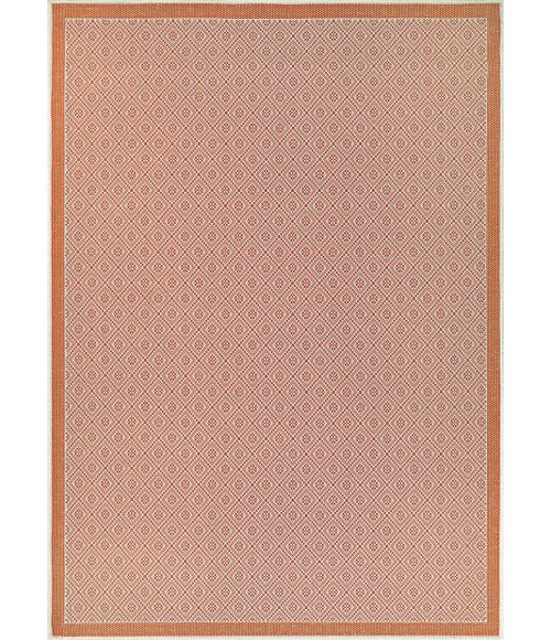Couristan Monaco Sea Pier Long Runner Sand/Salmon Area Rug