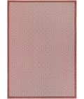 Couristan Monaco Sea Pier 8' Runner Sand/Maroon Area Rug