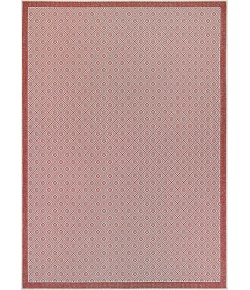 Couristan Monaco Sea Pier Sand/Maroon Area Rug 2 ft. 3 in. X 7 ft. 10 in. Rectangle
