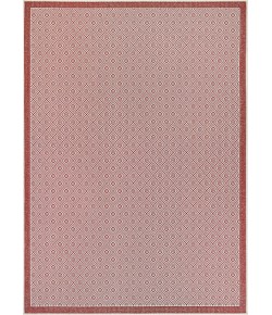 Couristan Monaco Sea Pier Sand/Maroon Area Rug 2 ft. 3 in. X 11 ft. 9 in. Rectangle