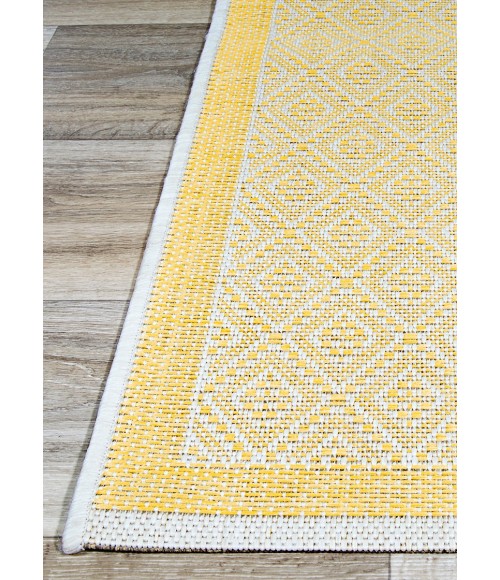 Couristan Monaco Sea Pier Extra Large Sand/Lemon Area Rug