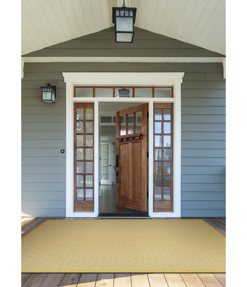 Couristan Monaco Sea Pier Extra Large Sand/Lemon Area Rug