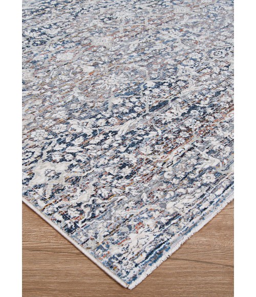 Couristan Luxor Ludvig 4' x 6' Multi/Antique Beige Ocean Area Rug