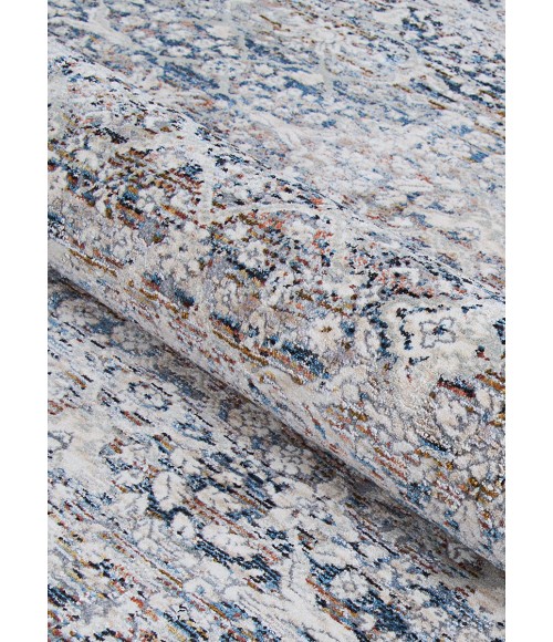 Couristan Luxor Ludvig 4' x 6' Multi/Antique Beige Ocean Area Rug