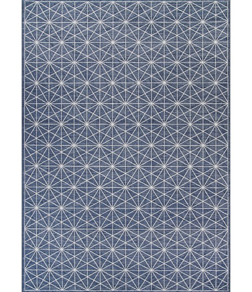 Couristan Timber Namur 8' Round Petrol  Area Rug