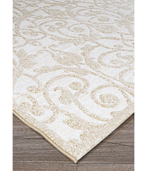 Marina Area Rug Couristan Marina Cannes 5' x 8' Champagne Area Rug