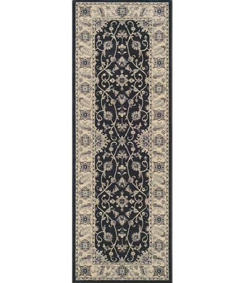 Everest Area Rug Couristan Everest Rosetta 5' x 8' Ebony Area Rug