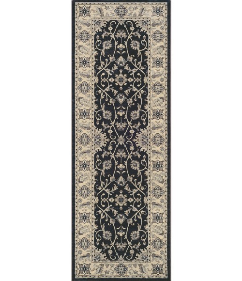 Couristan Everest Rosetta 5' x 8' Ebony Area Rug