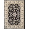 Couristan Everest Rosetta Ebony Area Rug 7 ft. 10 in. X 11 ft. 2 in. Rectangle