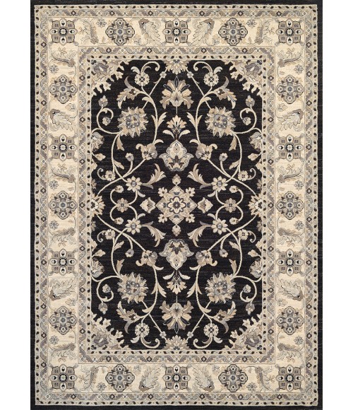 Everest Area Rug Couristan Everest Rosetta 5' x 8' Ebony Area Rug