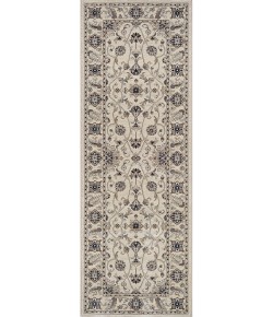 Couristan Everest Rosetta Ivory Area Rug 3 ft. 11 in. X 5 ft. 3 in. Rectangle