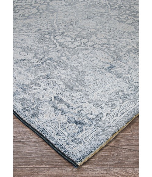Couristan Marina Lillian 5' x 8' Slate Blue/Oyster Area Rug