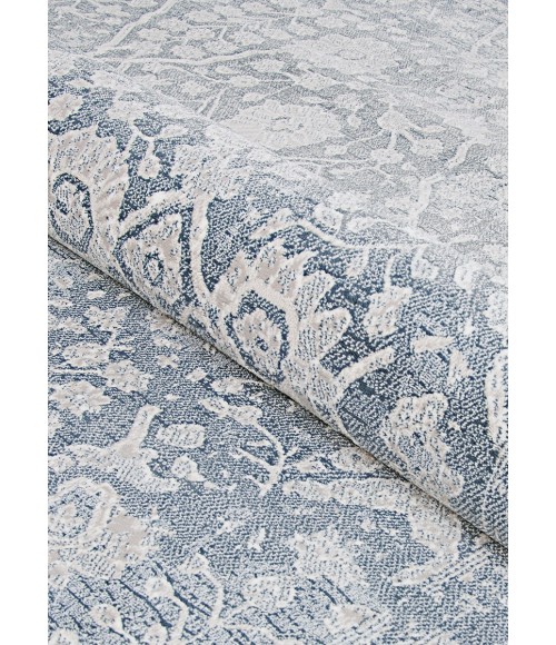 Couristan Marina Lillian 5' x 8' Slate Blue/Oyster Area Rug