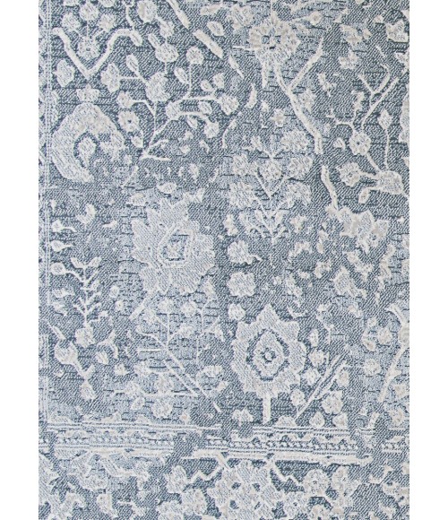 Couristan Marina Lillian 5' x 8' Slate Blue/Oyster Area Rug
