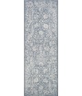 Couristan Marina Lillian 2' x 4' Slate Blue/Oyster Area Rug