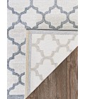 Marina Area Rug Couristan Marina Garden Gate 8' Runner Oyster/Slate Blue Area Rug