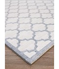 Marina Area Rug Couristan Marina Garden Gate 8' Runner Oyster/Slate Blue Area Rug