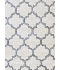 Marina Area Rug Couristan Marina Garden Gate 8' Runner Oyster/Slate Blue Area Rug