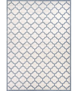 Couristan Marina Garden Gate Oyster/Slateblue Area Rug 7 ft. 10 in. X 10 ft. 9 in. Rectangle
