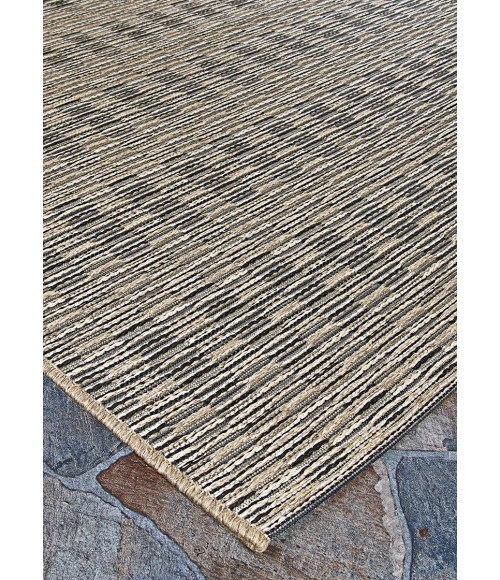 Cape Area Rug Couristan Cape Barnstable 2' x 4' Black/Gold Area Rug