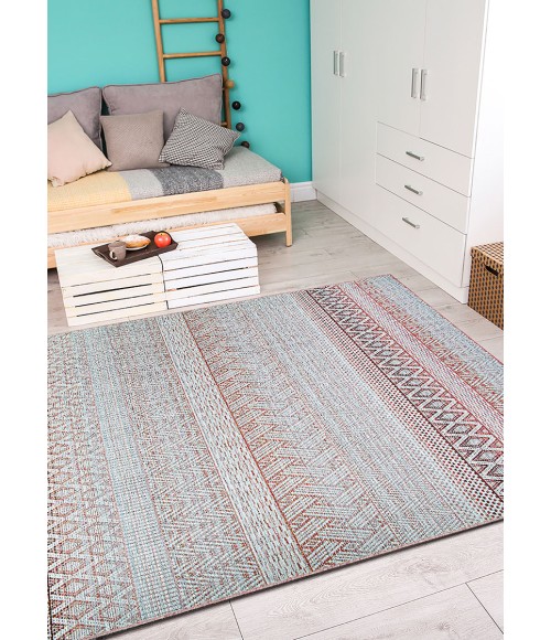Couristan Cape Gables 8' Runner Hibiscus Area Rug