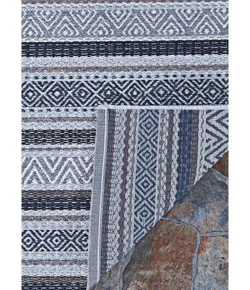 Couristan Cape Cobija 2' x 4' Gris Area Rug