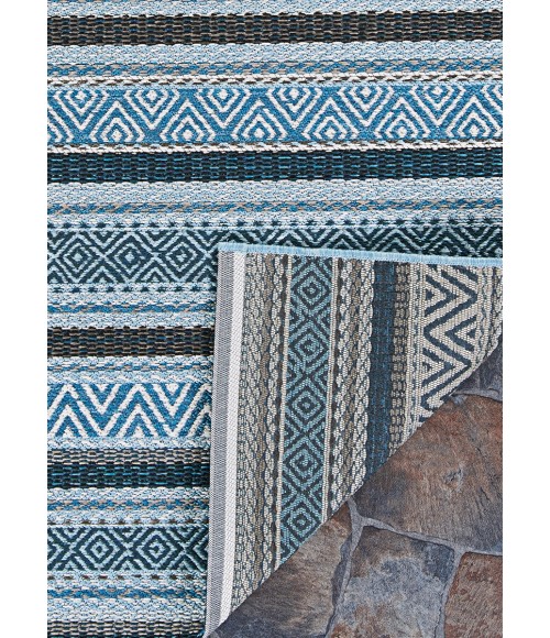 Couristan Cape Cobija Long Runner Azul Area Rug