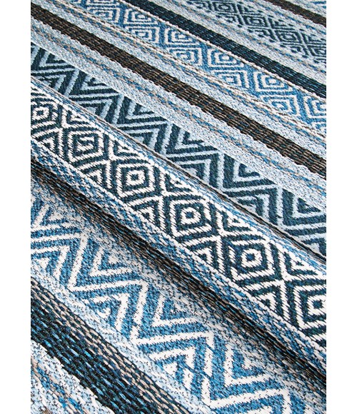 Couristan Cape Cobija 8' Runner Azul Area Rug