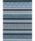 Couristan Cape Cobija 8' Runner Azul Area Rug
