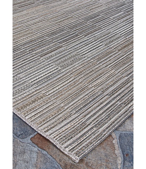 Couristan Cape Fayston 2' x 4' Silver/Charcoal Area Rug