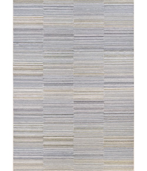 Couristan Cape Shoreham 2' x 4' Ivory/Charcoal Area Rug