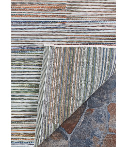 Couristan Cape Shoreham 8' Runner Ivory/Multi Area Rug