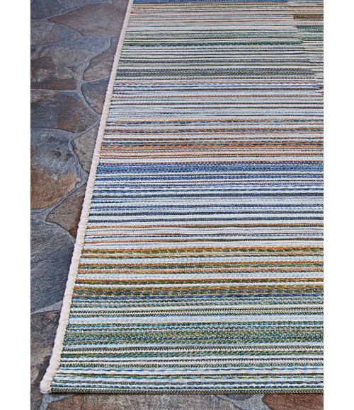 Couristan Cape Shoreham 8' Runner Ivory/Multi Area Rug
