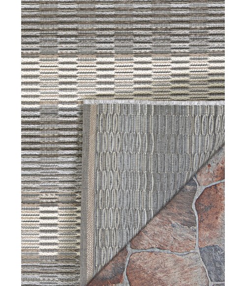 Couristan Cape Sky Blue /Grey 9864/5038 3 ft. 11 in. X 5 ft. 6 in. Rectangle Rug