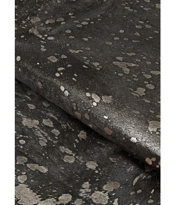 Couristan Chalet Moo-Nstruck Black Area Rug 7 ft. X 7 ft. 4 in. Skin