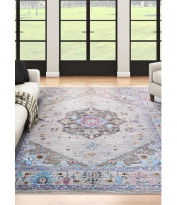 Couristan Gypsy Bone/Mocha AY30/0300 5 ft. 3 in. X 7 ft. 6 in. Rectangle Rug
