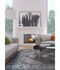 Couristan Gypsy Grey Rug AY38/0102 3 ft. 6 in. X 5 ft. 6 in. Rectangle - Rugs Town Couristan Gypsy Grey/Ivory AY38/0102 3 ft. 6 in. X 5 ft. 6 in. Rectangle Rug