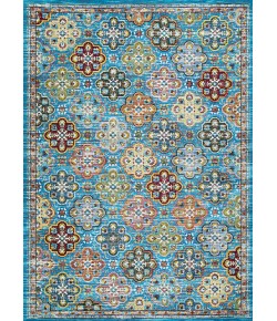 Couristan Gypsy Nameh Blue Topaz Area Rug 8 ft. X 10 ft. 9 in. Rectangle