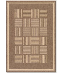 Couristan Recife Bistro Cocoa/Natural Area Rug 2 ft. 3 X 11 ft. 9 Rectangle