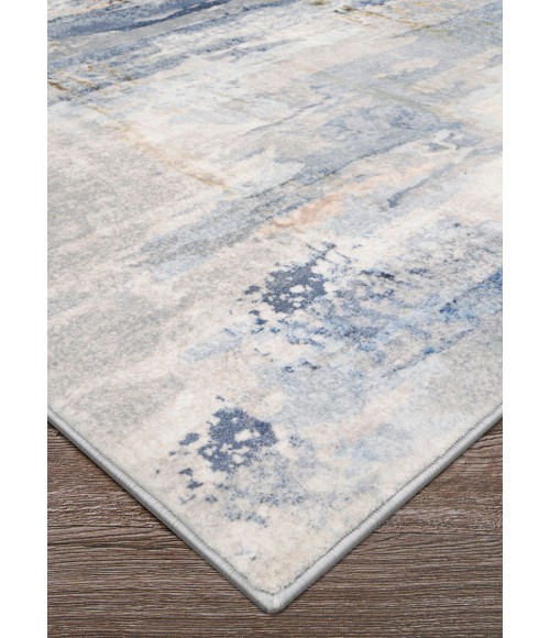 Couristan Dreamscape Blue Rug D101/3322 5 ft. X 8 ft. Rectangle - Rugs Town Couristan Dreamscape Blue/Ivory D101/3322 5 ft. X 8 ft. Rectangle Rug